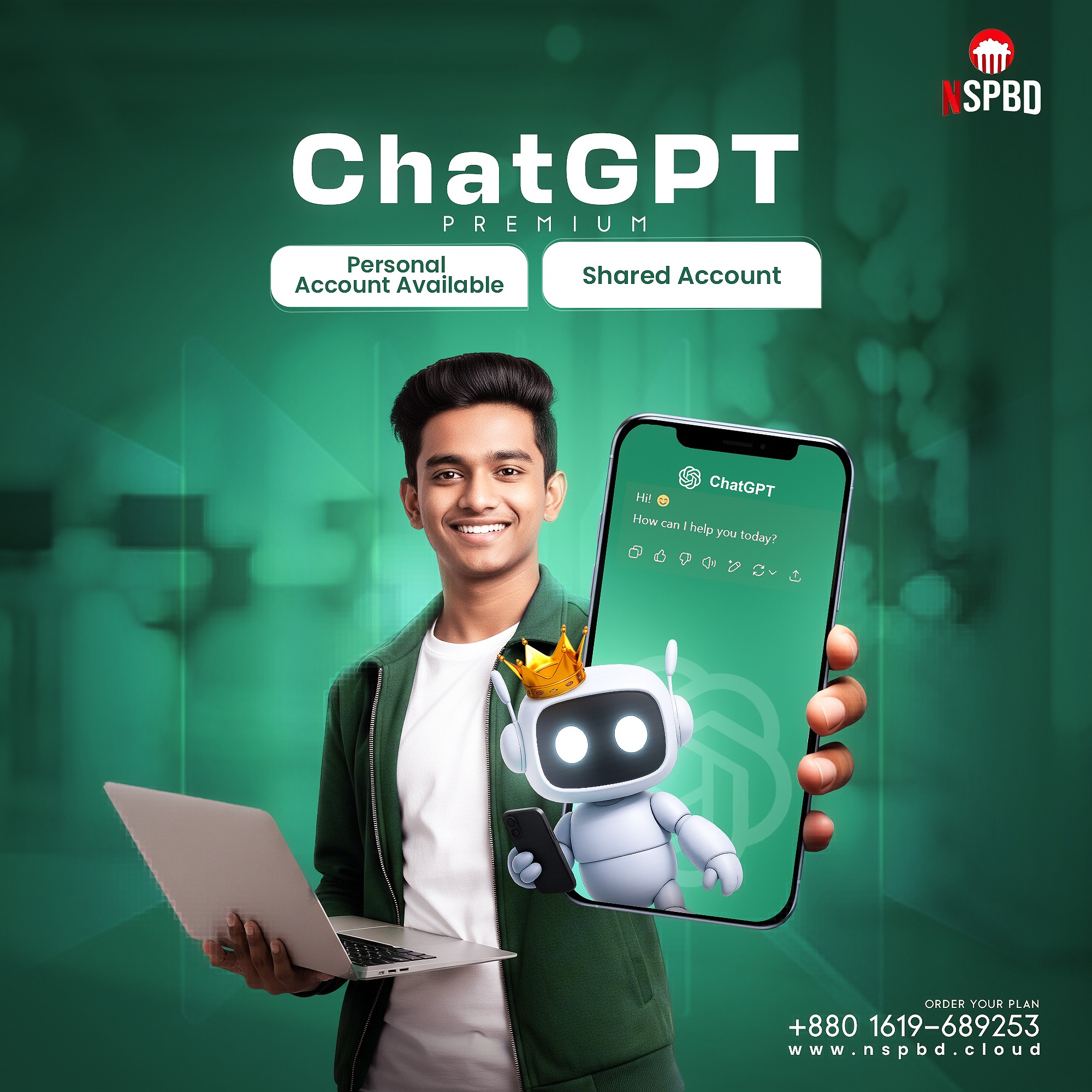 ChatGPT Pro Subscription Bangladesh — NSPBD Tech