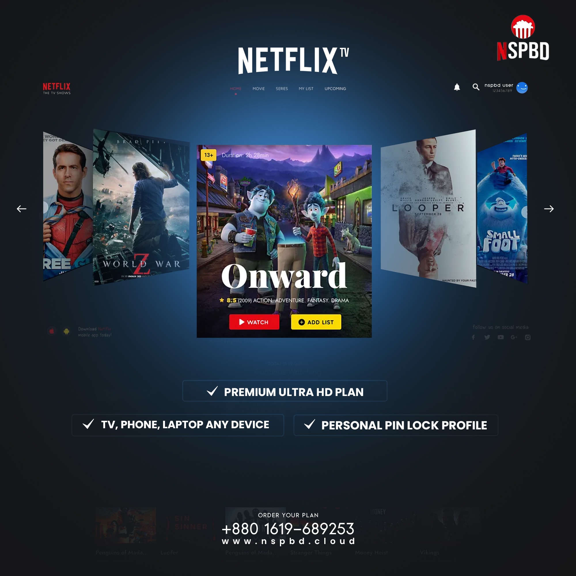 Netflix TV Subscription BD — NSPBD Tech